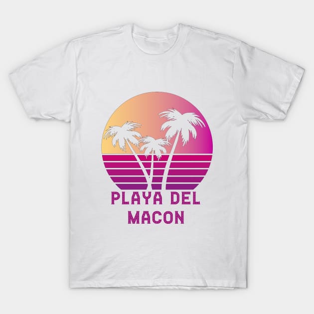 Playa Del Macon GA Funny Macon Georgia Design T-Shirt by RADGEGEAR2K92